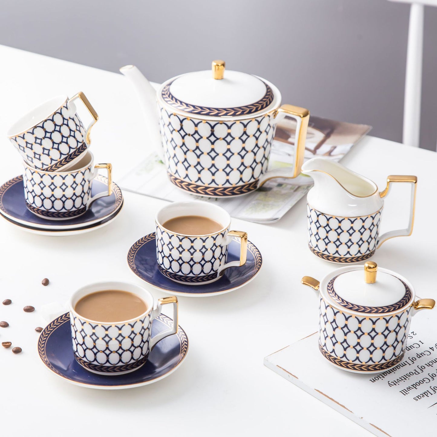 The Ocean Coffee Cup & Saucer Set